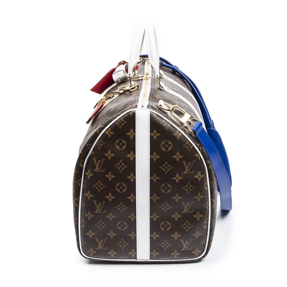 Louis Vuitton Ltd. Ed. "NBA Basketball" Keepall Bandouliere 55 - Picture 3 of 8